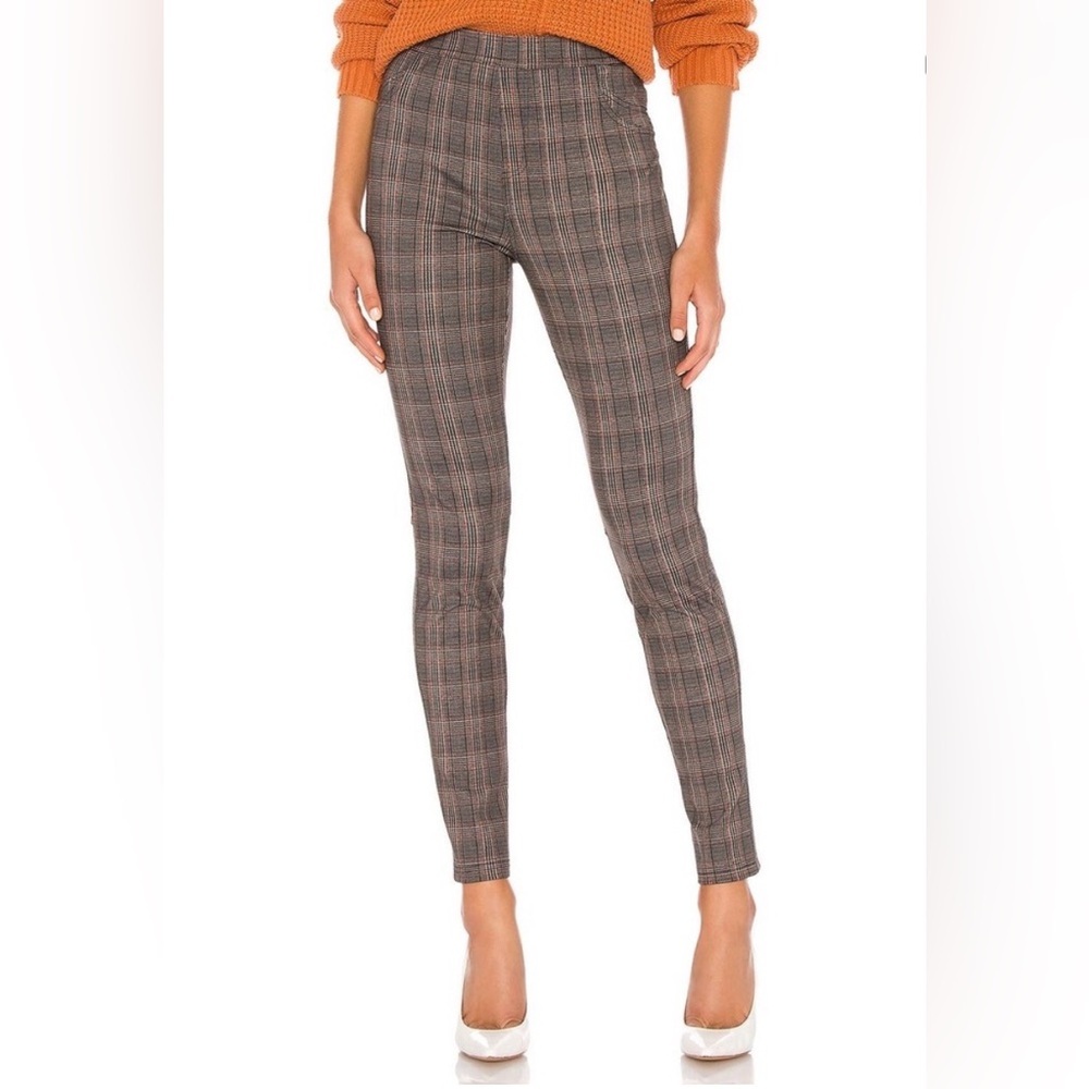 Anthropologie Sanctuary Plaid Pants Blue and Gray Women's